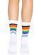 Шкарпетки жіночі в смужку Leg Avenue Pride crew socks Rainbow, розмір 37&ndash;43  картинка 2