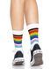 Шкарпетки жіночі в смужку Leg Avenue Pride crew socks Rainbow, розмір 37&ndash;43  картинка 4