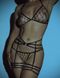 Сексуальный сетчатый комплект со стразами Leg Avenue Rhinestone bikini & g-string OS Black картинка 15