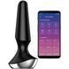 Анальна смарт-вібропробка Satisfyer Plug-ilicious 2 Black (діаметр 3 см) зображення