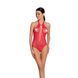 Боді з імітацією корсетного шнурівки Passion BS088 red картинка 1