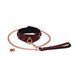 Нашийник з повідцем Liebe Seele Wine Red Curved Collar картинка 1