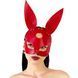 Кожаная маска зайчика Art of Sex Bunny mask, цвет Красный картинка