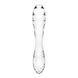 Скляний дилдо двосторонній Satisfyer Dazzling Crystal 1 Transparent (діаметр 3,6 см) картинка 6