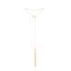 Ланцюжок для тіла Bijoux Indiscrets Magnifique Tickler Pendant Chain Gold (80 см) картинка 1