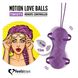 Вагінальні кульки з ротацією і вібрацією FeelzToys Motion Love Balls Twisty (пульт ДУ + сумочка-косметичка) картинка 4