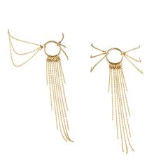 Металеві браслети для ніг Bijoux Indiscrets Magnifique Feet Chain Gold зображення