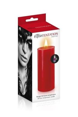 БДСМ cвічка низькотемпературна Fetish Tentation SM Low Temperature Candle Red, червона зображення