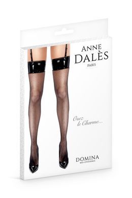 Панчохи сітка з вініловим верхом Anne De Ales Domina T1 зображення