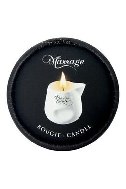 Масажна свічка в керамічному посуді Plaisirs Secrets Vanilla ваніль (80 мл) зображення