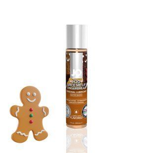 Лубрикант на водяній основі без цукру JO H2O Gingerbread, імбирний пряник (30 мл) зображення