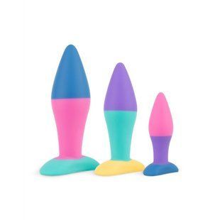 Набор анальных пробок PMV20 Koda Butt Plug Set (3 шт, диаметр 3 см, 4 см и 5 см) картинка