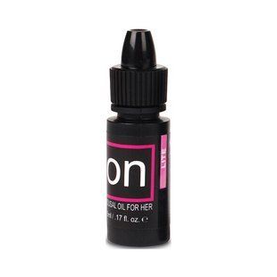 Збудливі краплі для клітора легкі Sensuva ON Arousal Oil for Her Lite (5 мл) зображення