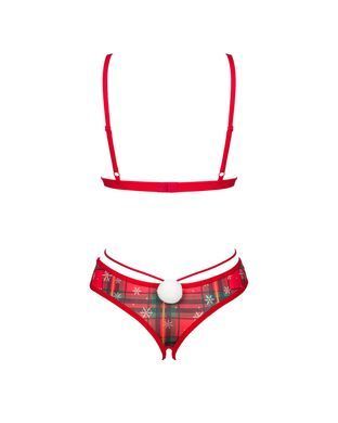Игривый комплект с хвостиком Obsessive Ms Merrilo 2-pcs set, размер XS/S картинка