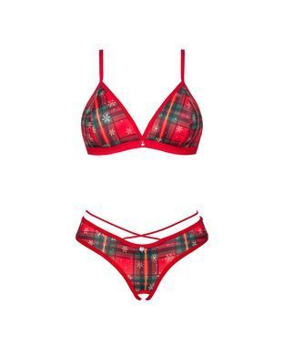 Игривый комплект с хвостиком Obsessive Ms Merrilo 2-pcs set, размер XS/S картинка