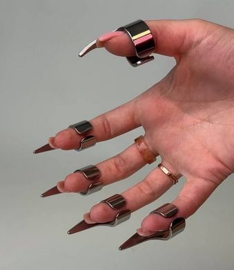 Набор колец с когтями Master Series Five-Piece Sensation Claw Rings Silver (5 шт) картинка