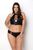 Комплект з еко-шкіри: бра + трусики Passion Nancy Bikini black, розмір 4XL/5XL зображення
