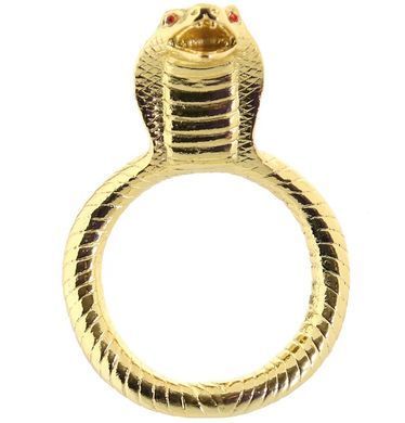 Эрекционное кольцо с головой кобры Master Series Cobra King Golden Cock Ring картинка