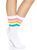 Шкарпетки жіночі в смужку Leg Avenue Pride crew socks Pansexual, розмір 37&ndash;43  зображення