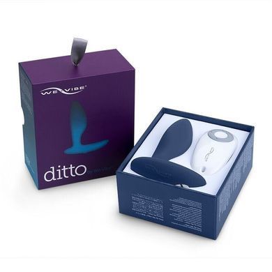 Анальна вібропробка Ditto By We-Vibe Moonlight Blue зображення
