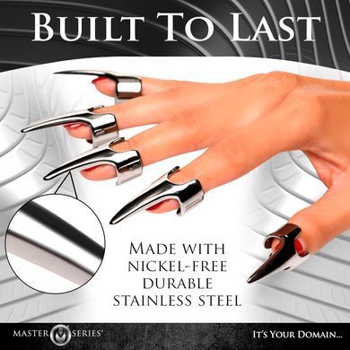 Набор колец с когтями Master Series Five-Piece Sensation Claw Rings Silver (5 шт) картинка