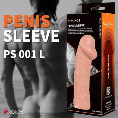 Насадка на член Kokos Penis Sleeve PS 001, размер L картинка