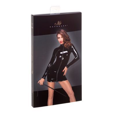 Сукня-міні з рукавами та двосторонньою блискавкою Noir Handmade F187 PVC mini dress, розмір L зображення