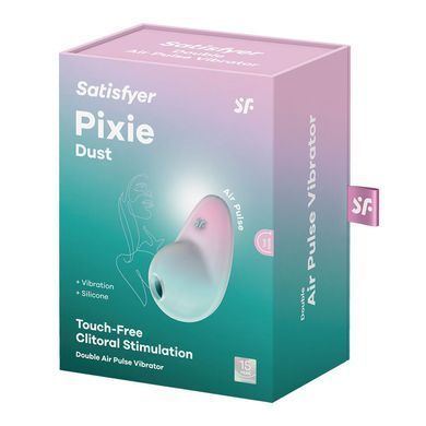Вакуумний стимулятор з вібрацією Satisfyer Pixie Dust Mint/Pink зображення
