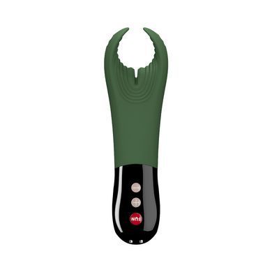 Вібратор для пеніса та парних ігор Fun Factory MANTA moss green/black зображення