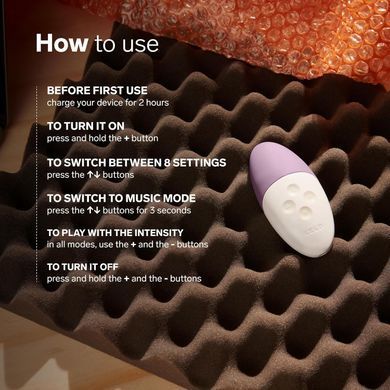 Вібратор кліторальний LELO SIRI 3 Green (активується звуком) зображення