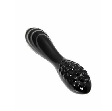 Скляний дилдо двосторонній Satisfyer Dazzling Crystal 1 Black (діаметр 3,6 см) зображення