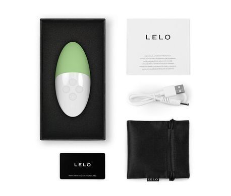 Вібратор кліторальний LELO SIRI 3 Green (активується звуком) зображення