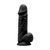Фалоімітатор на присосці Silexd Norman (MODEL 1 size 8.5") Black діаметр 5 см зображення