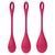 Набор йони бусин Satisfyer Yoni Power 1 Red (диаметр 2-2,5-3 см, вес 22-46-74 г) картинка
