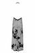 Довга прозора сукня Noir Handmade F312 Divinity long flocked mesh dress with open back, розмір S картинка 4