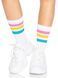 Шкарпетки жіночі в смужку Leg Avenue Pride crew socks Pansexual, розмір 37&ndash;43  картинка 3