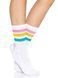 Шкарпетки жіночі в смужку Leg Avenue Pride crew socks Pansexual, розмір 37&ndash;43  картинка 1