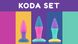 Набір анальних пробок PMV20 Koda Butt Plug Set (3 шт, діаметр 3 см, 4 см та 5 см) картинка 11