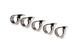 Набор колец с когтями Master Series Five-Piece Sensation Claw Rings Silver (5 шт) картинка 5