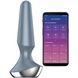 Анальна смарт-вібропробка Satisfyer Plug-ilicious 2 Ice Blue (діаметр 3 см) зображення