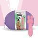 Міні-вібратор з двома насадками FeelzToys Mister Bunny Pink (працює від батарейки) картинка 2
