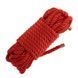 Мотузка для шибарі LOCKINK SEVANDA Shibari Pratice Rope Red (8 метрів) картинка 1