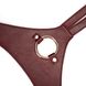 Шкіряні трусики для страпона Liebe Seele Wine Red Strap on Harness картинка 5