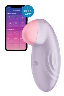 Смарт-вібратор для клітора Satisfyer Tropical Tip Light Lilac зображення