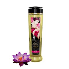 Масажна олія зволожуюча Shunga Amour Sweet Lotus, лотос (240 мл) зображення