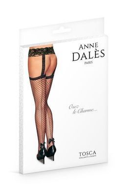 Чулки с поясом Anne De Ales TOSCA T2 чёрные картинка