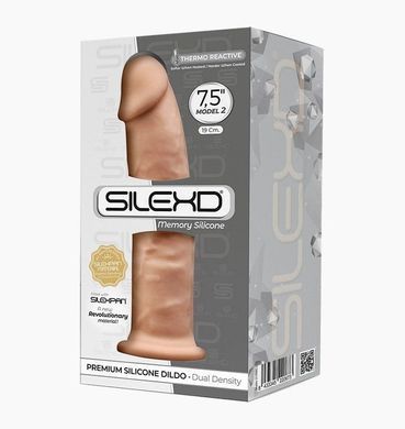 Фаллоимитатор на присоске SilexD Henry Flesh (MODEL 2 size 7,5in), диаметр 4,8 см картинка
