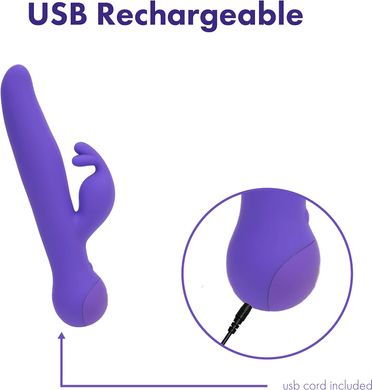 Вібратор-кролик із сенсорним керуванням та ротацією Touch by SWAN Trio Purple (діаметр 3,8 см) зображення