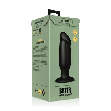 Анальна пробка з присоскою BUTTR AH-1 Cobra Buttplug (діаметр 7,6 см) зображення