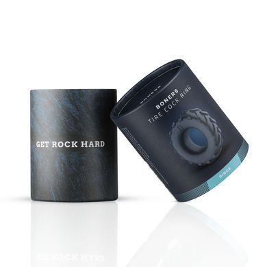 Эрекционное кольцо - шина Boners Tire Cock Ring Grey (диаметр 5,5 см) картинка